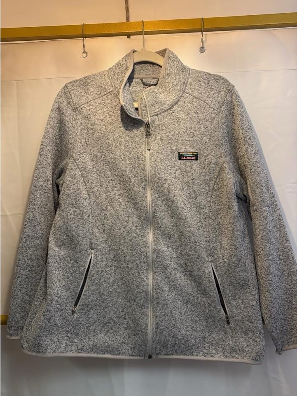 L.L. Bean Gray Zip Up Jacket